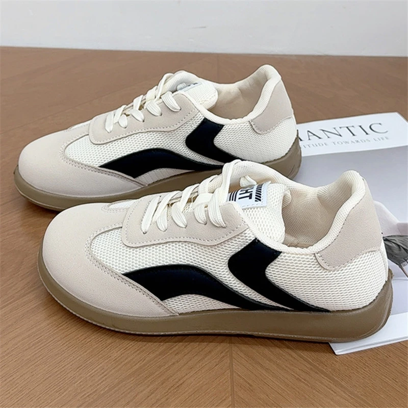 德训鞋女2025秋季新款时尚百搭阿甘鞋透气女单鞋防滑休闲运动鞋