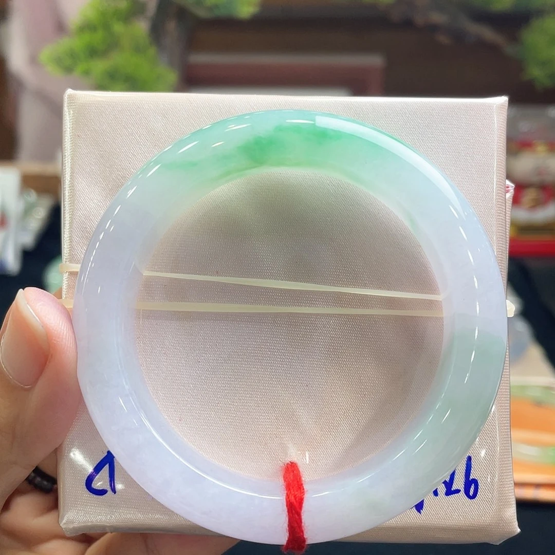 翡翠手镯未镶嵌8号 52正圈