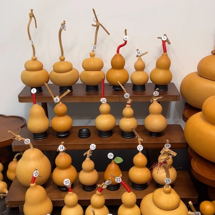 无***极把件橄榄核五件小美葫芦手把