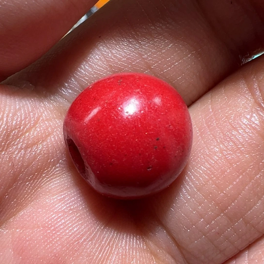 输***话颈饰玻璃墨白藏传出品67
