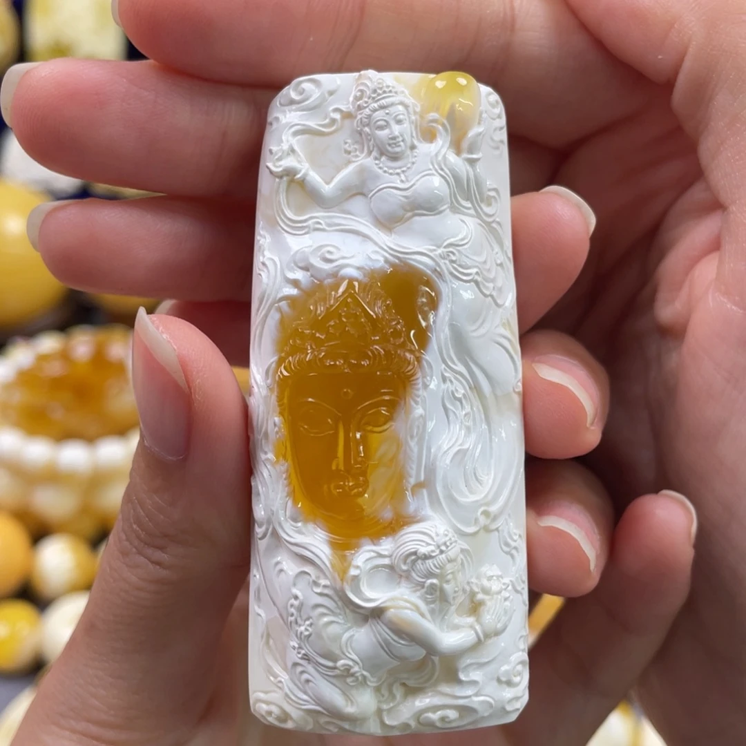 蜜蜡未镶嵌裸石琥珀蜜蜡