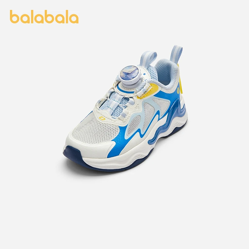 巴拉巴拉童鞋儿童运动鞋透气网布鞋男童鞋子夏季跑步鞋防滑旋钮扣