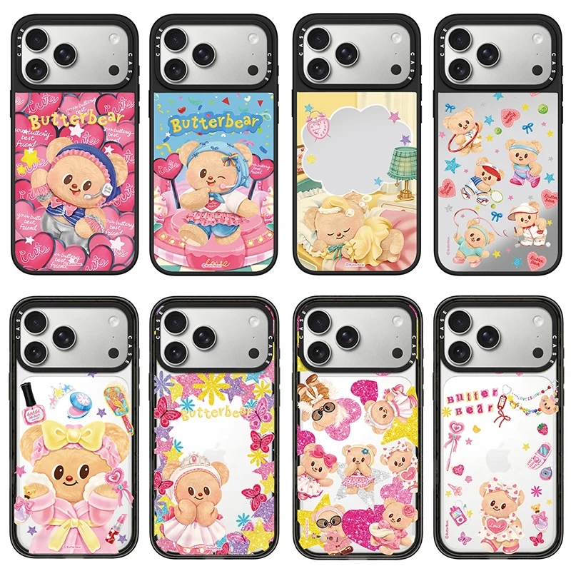 黄油小熊新款iPhone17promax手机壳适用苹果16卡通15可爱14保护套