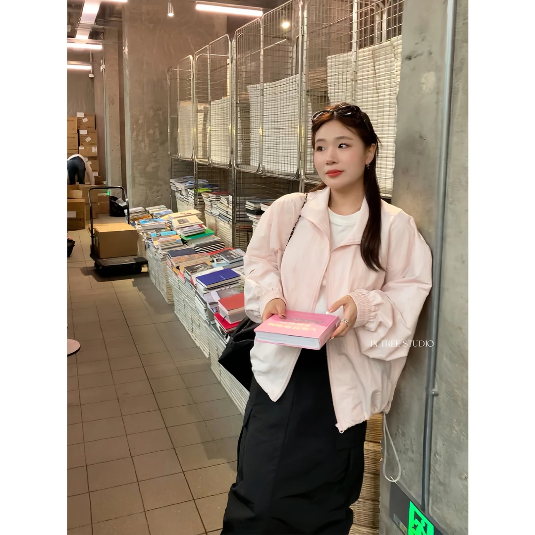 张桶桶QC【机能少女】三色轻薄休闲户外开衫工装外套 ZXD01356