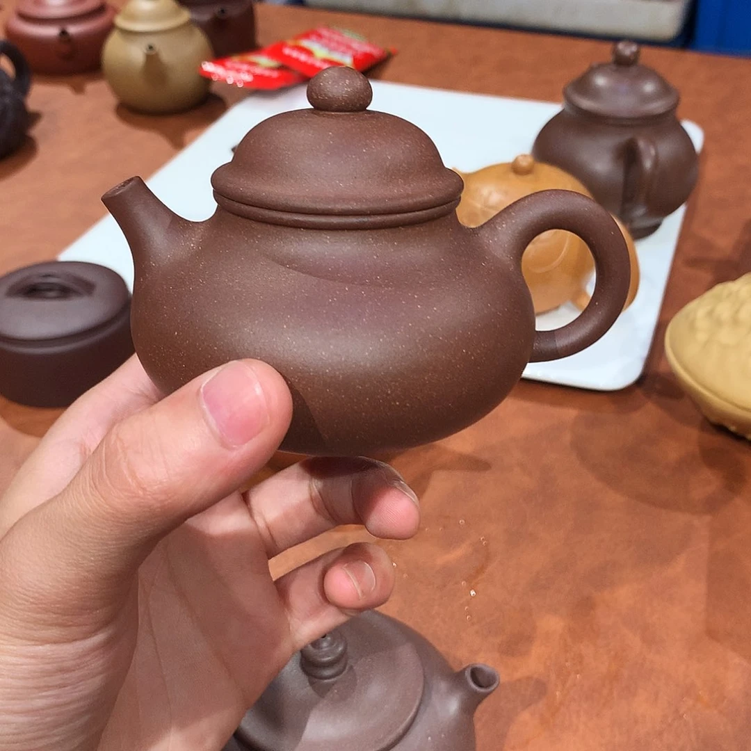 茶杯紫砂韩*包原矿紫砂