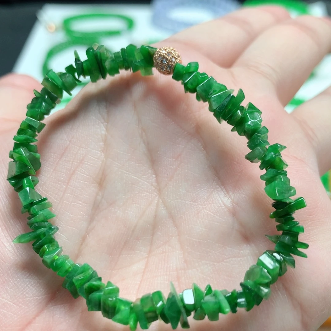 翡翠未镶嵌手链翡翠
