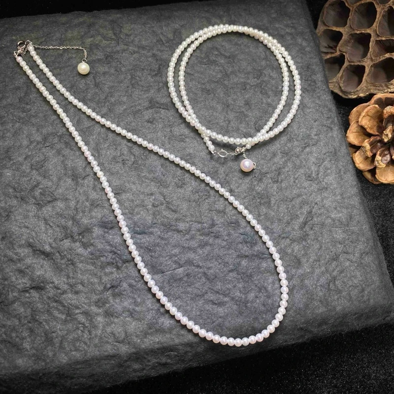 【小魏总返场福利】s925小米珠项链（3mm+长度约40+5cm）【多样性发一】