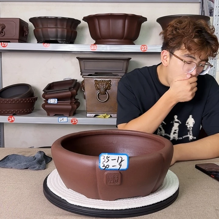 紫砂花瓶紫砂花等