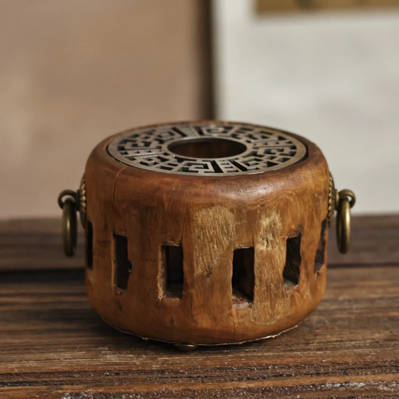 李叁茶生活 小号老物件车轱辘温茶器（大小随机）（Q7588）