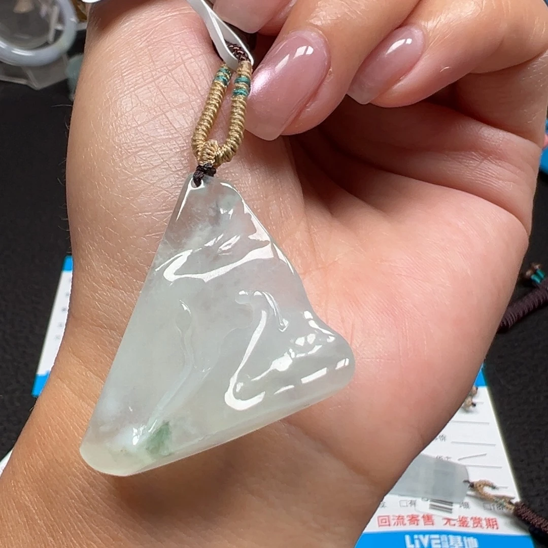 翡翠未镶嵌颈饰天然A货缅甸翡翠