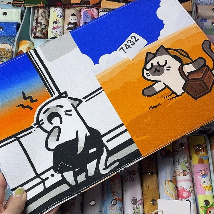 织绣A5活页不送纸7432