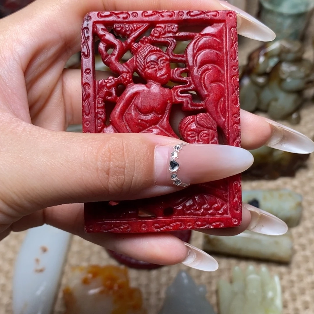 未镶嵌蛇纹石玉颈饰