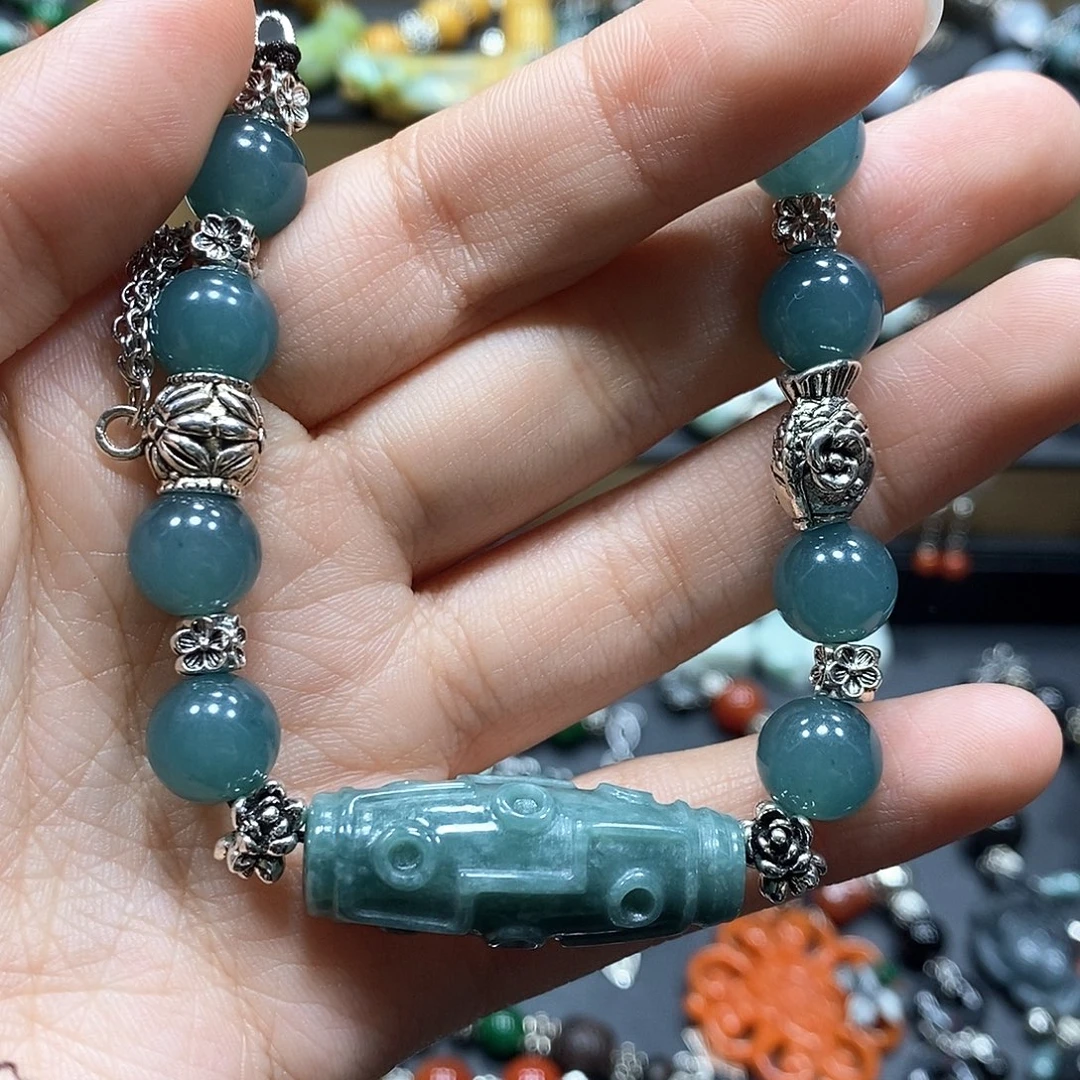 翡翠未镶嵌手链手链