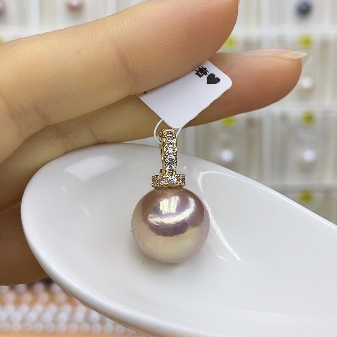 淡水珍珠未镶嵌吊坠(赠链)