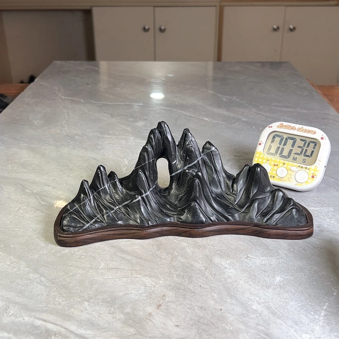 有***仁灵璧奇石博览会摆件