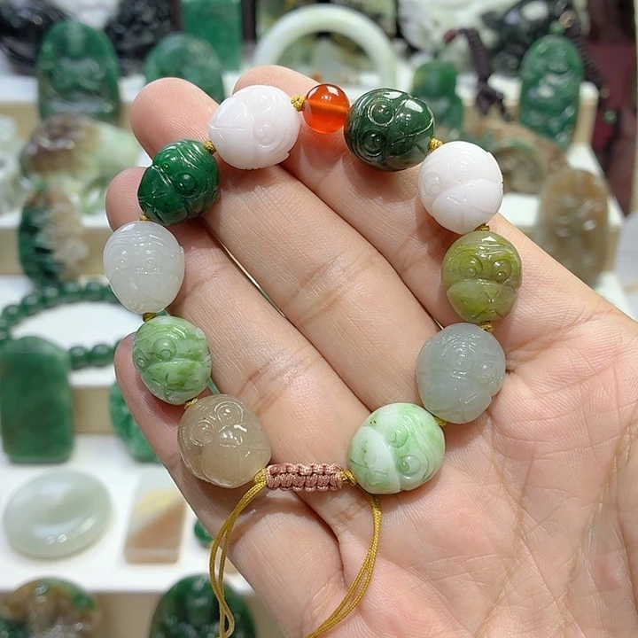 独山玉未镶嵌手串