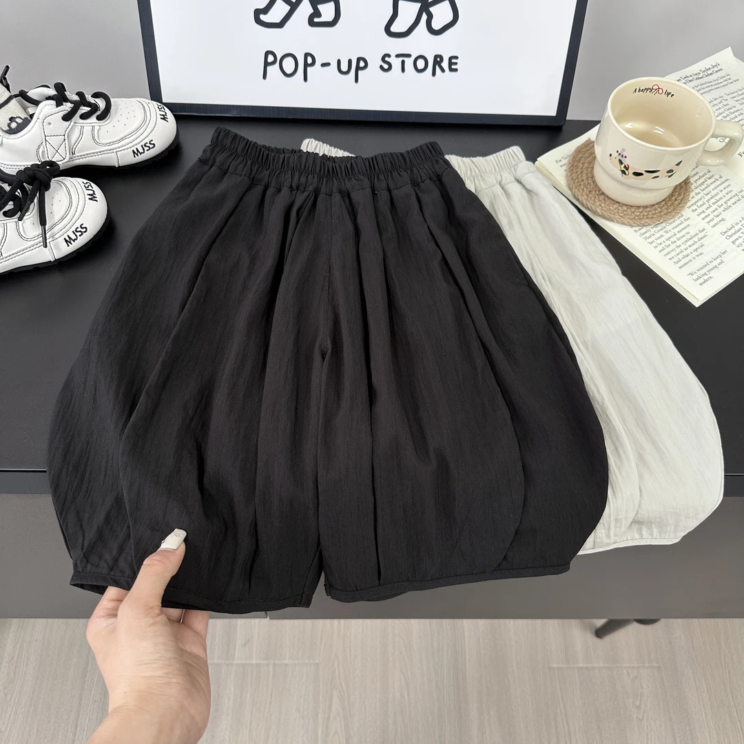 【仟与】儿童休闲裤欧若风2025夏季新款时髦洋气休闲七分裤CK206