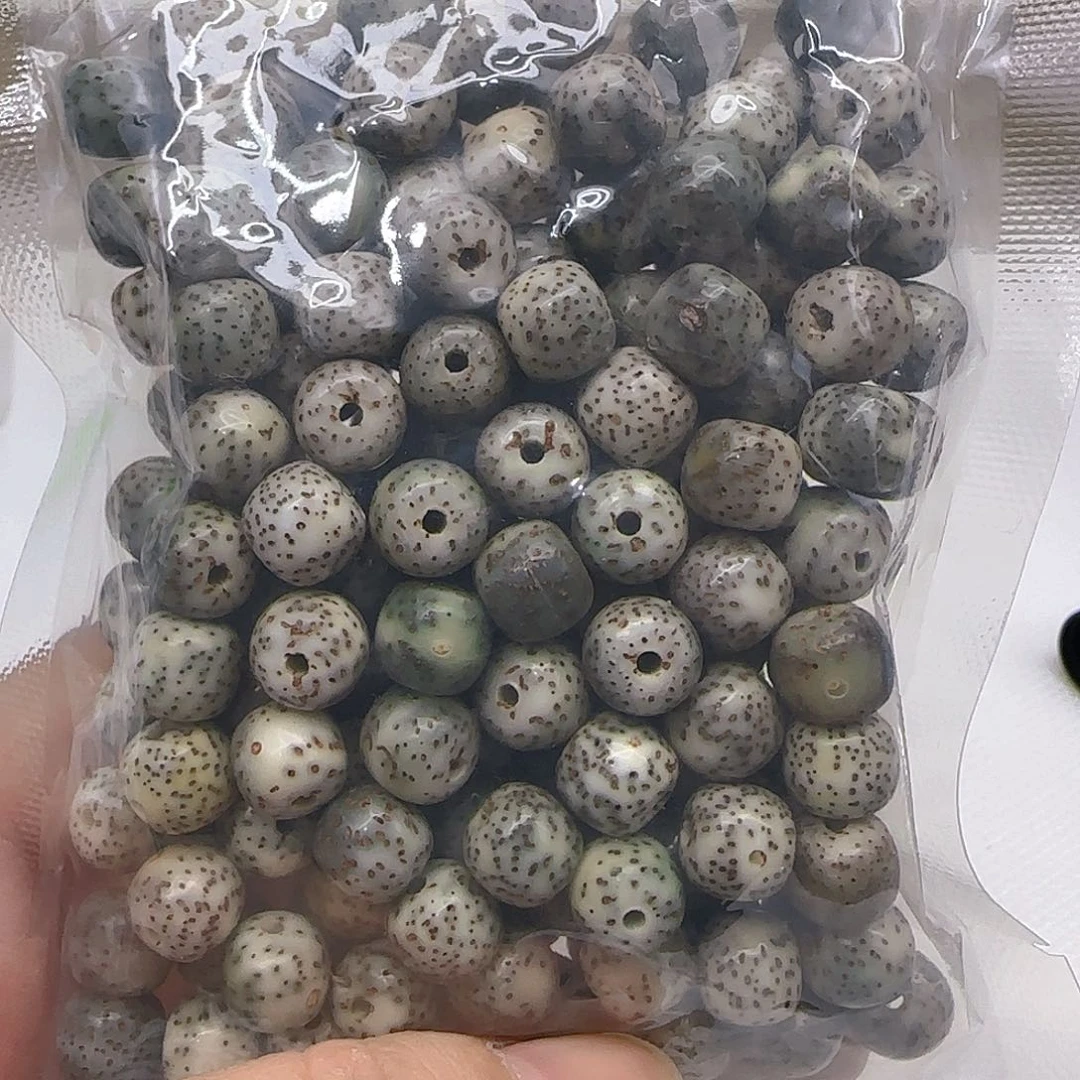 星月菩提手串4哈哈石玉星月菩提散籽
