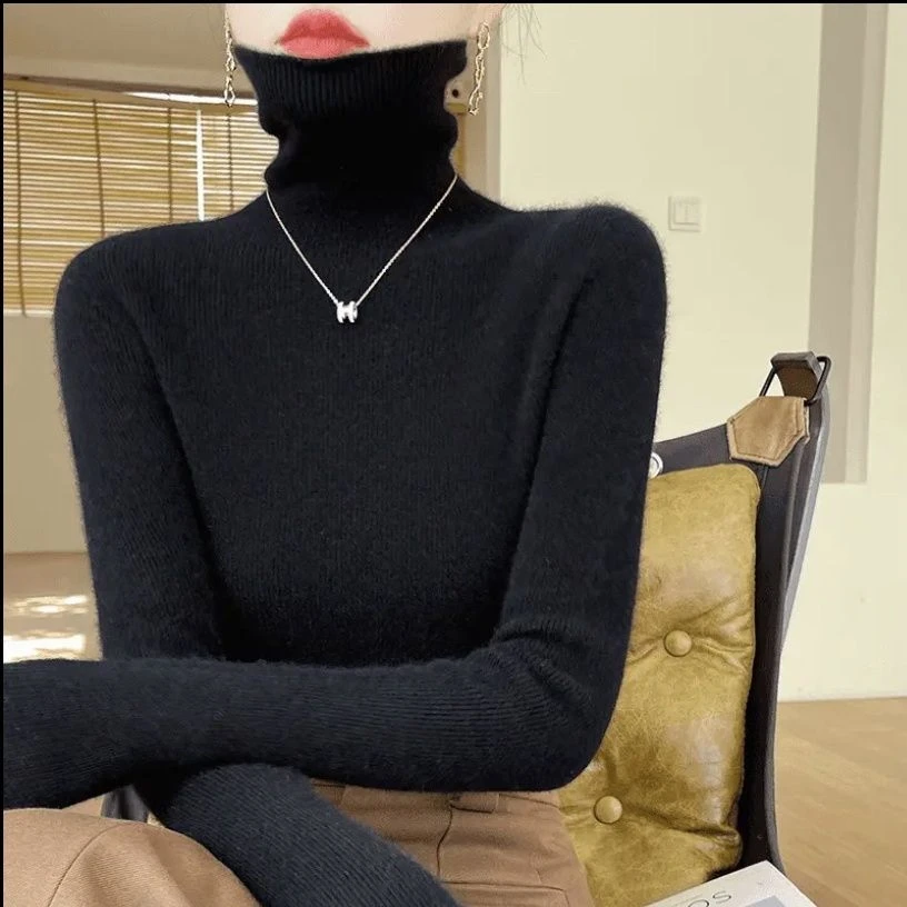 米芽Miamia【调色师打底】160'S18针岛精早秋针织衫