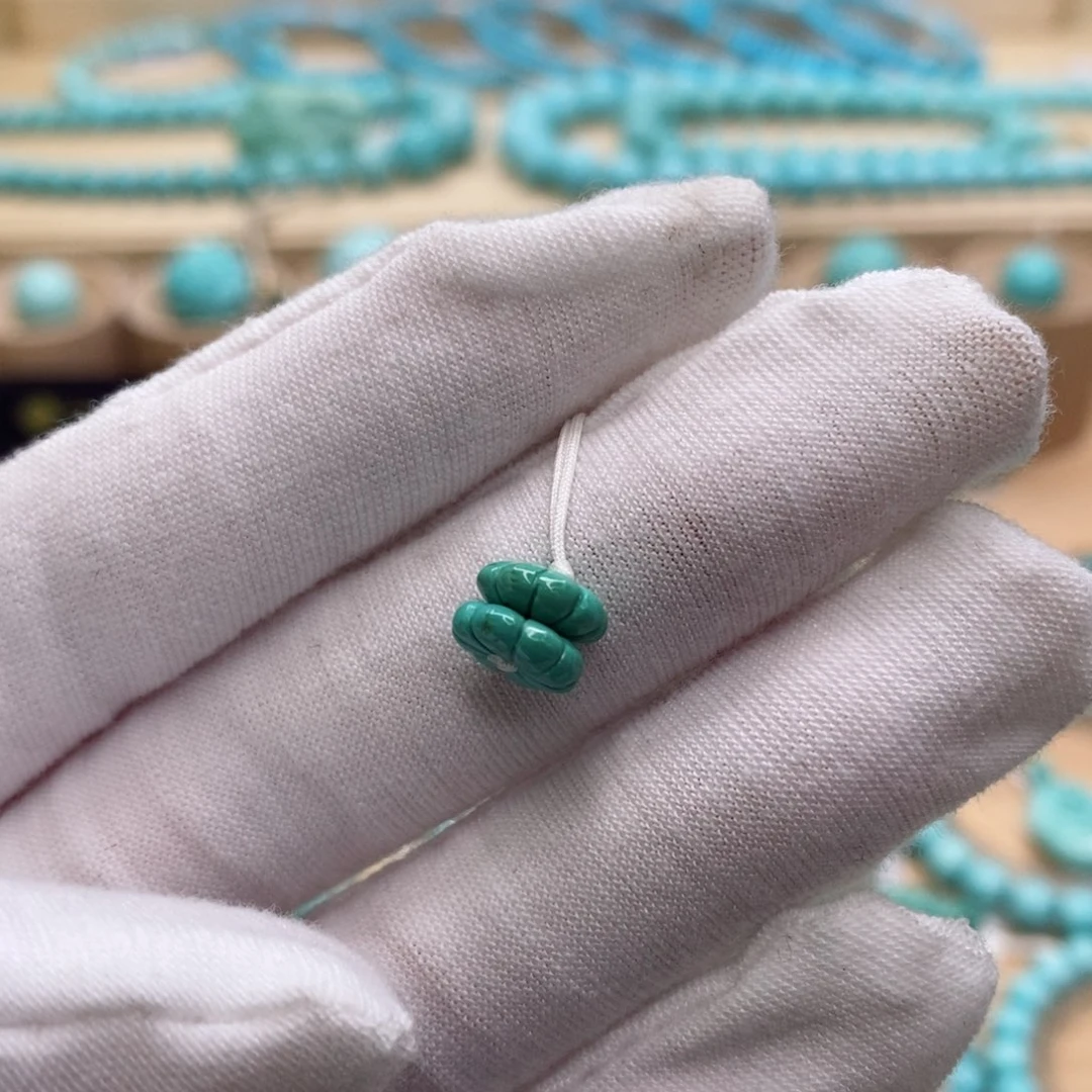 绿松石未镶嵌珠宝奇石8.3mm