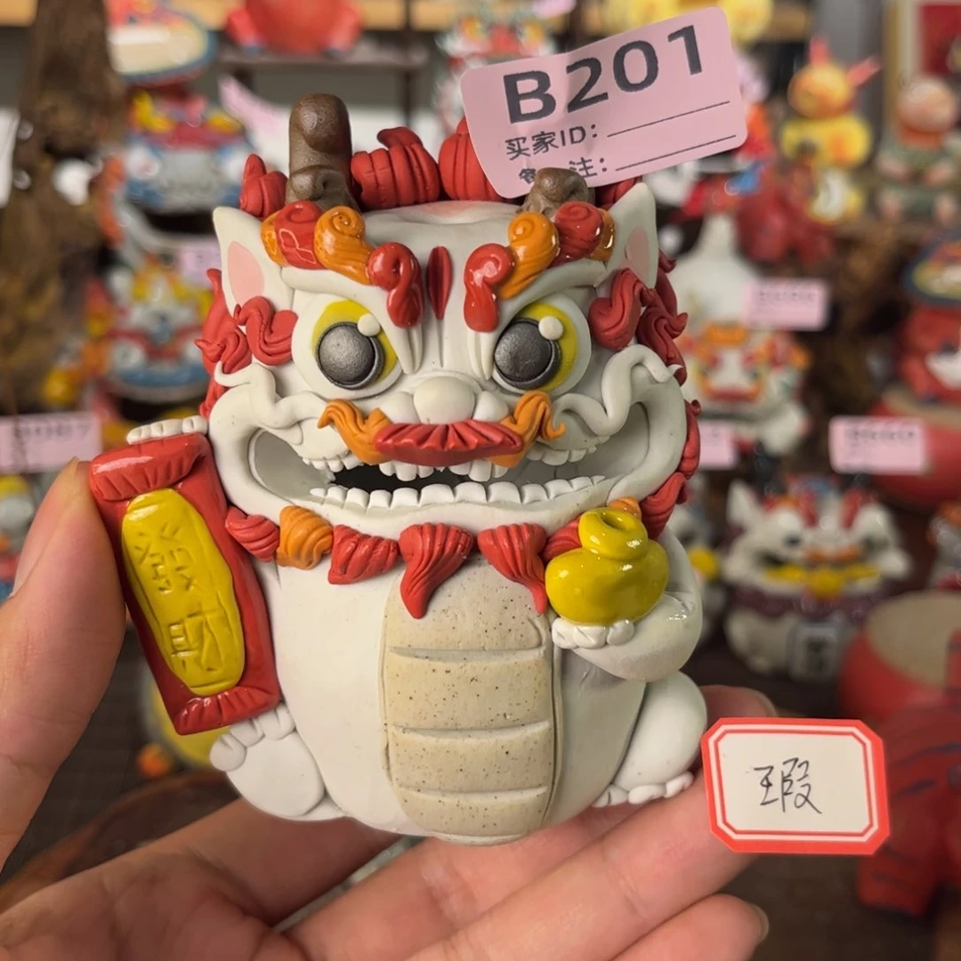 泥塑纯手工茶宠摆件