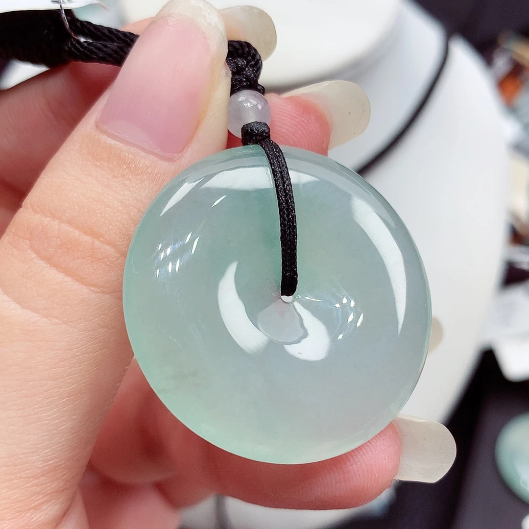 翡翠未镶嵌颈饰翡翠13，32.6/6