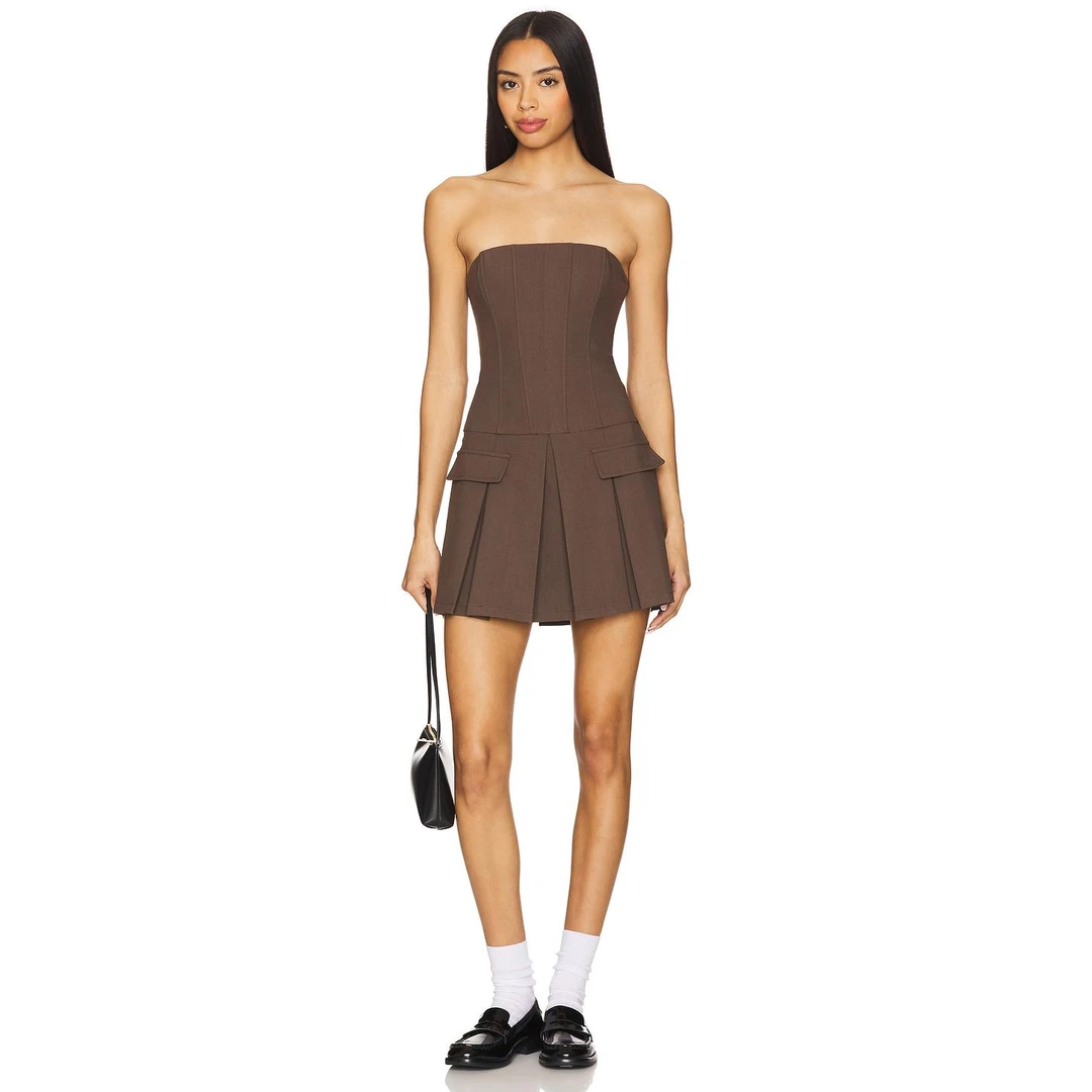 SUPERDOWN GERALDINE 裙子 棕色 连衣裙