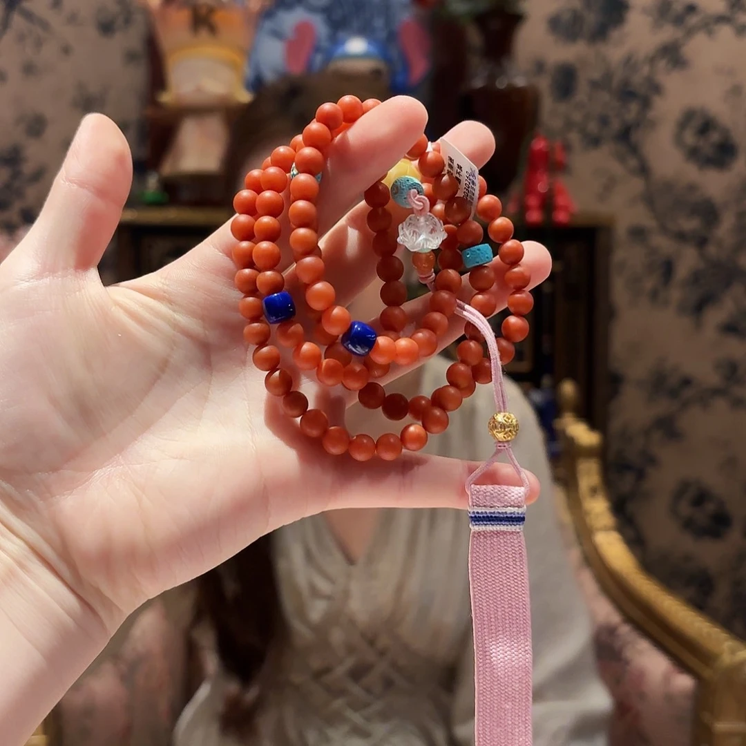 手链未镶嵌南红玛瑙手串