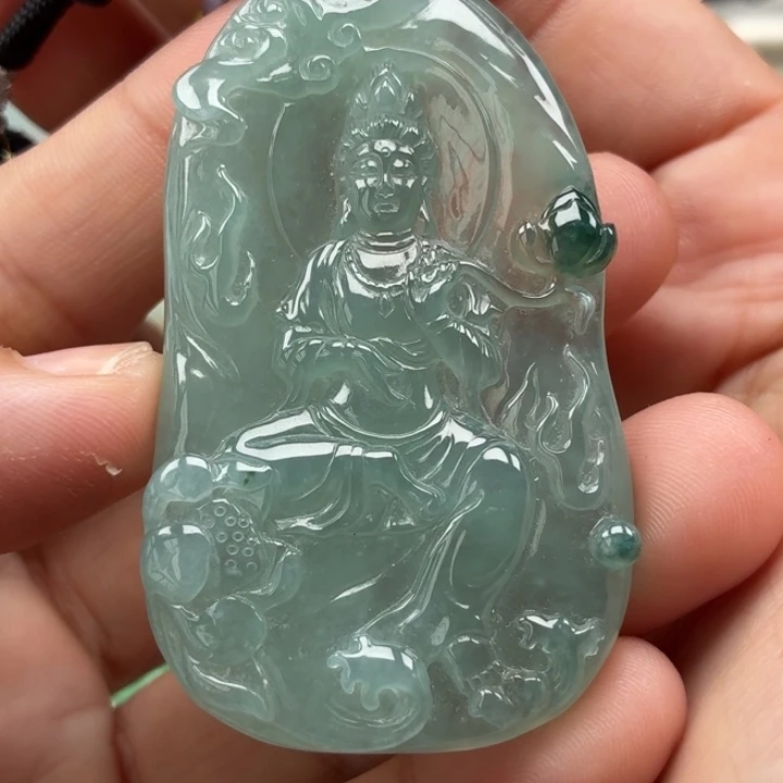 翡翠未镶嵌颈饰天然翡翠a货