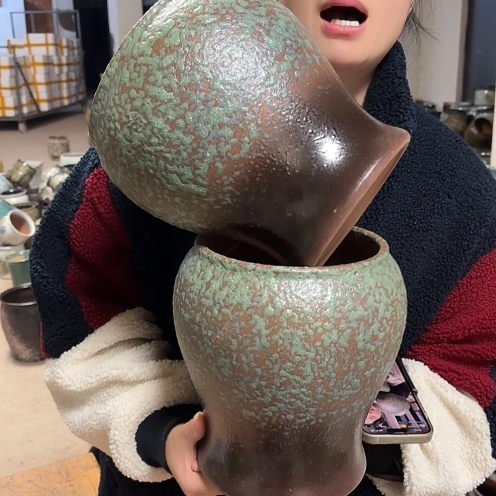 正品高23口17花盆