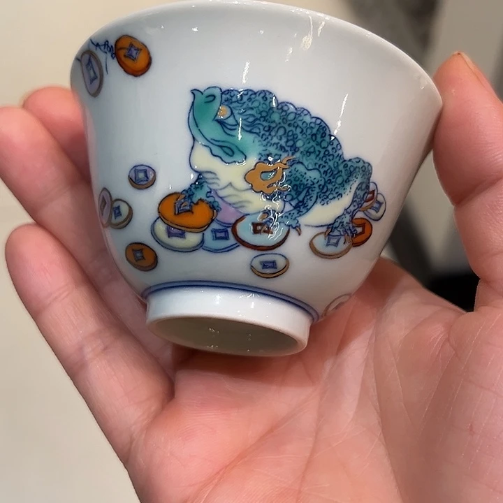 原矿老派斗彩描金