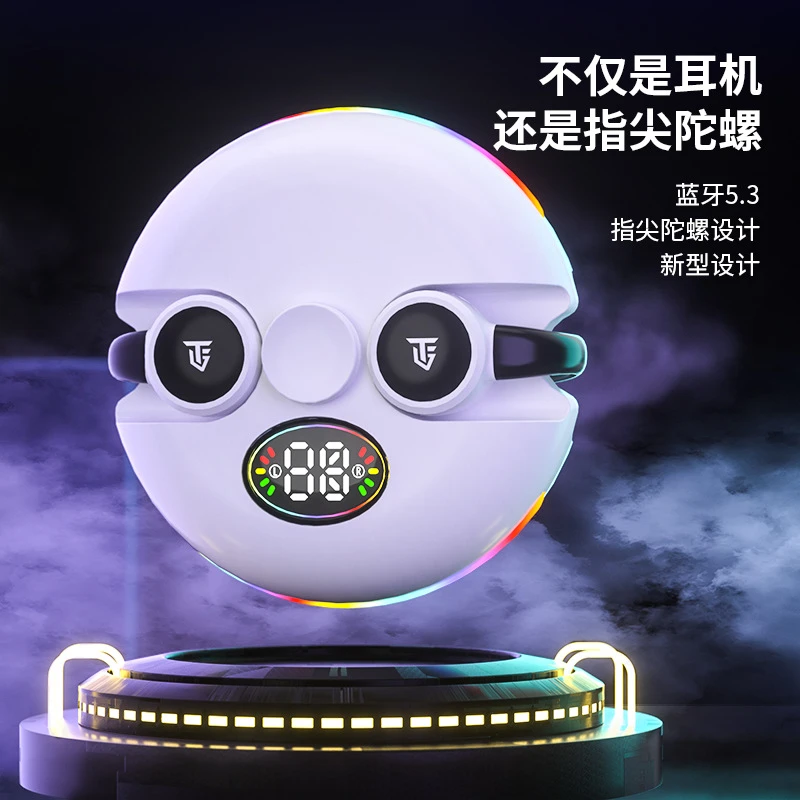 夹耳式触控无线蓝牙耳机运动游戏超长续航降噪耳机蓝牙真无线