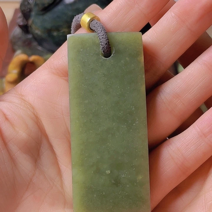岫岩河磨玉（透闪石质玉）未镶嵌挂件