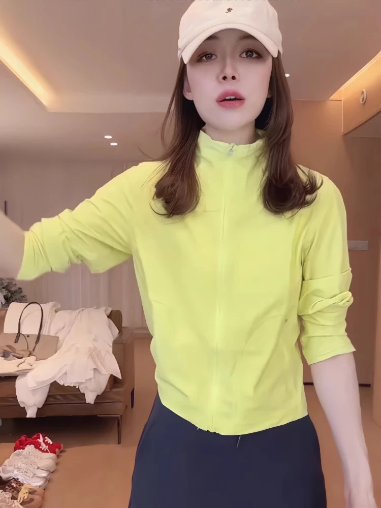 防晒衣女夏季薄款立领连帽外套冰凉感透气户外运动旅游防晒服上衣