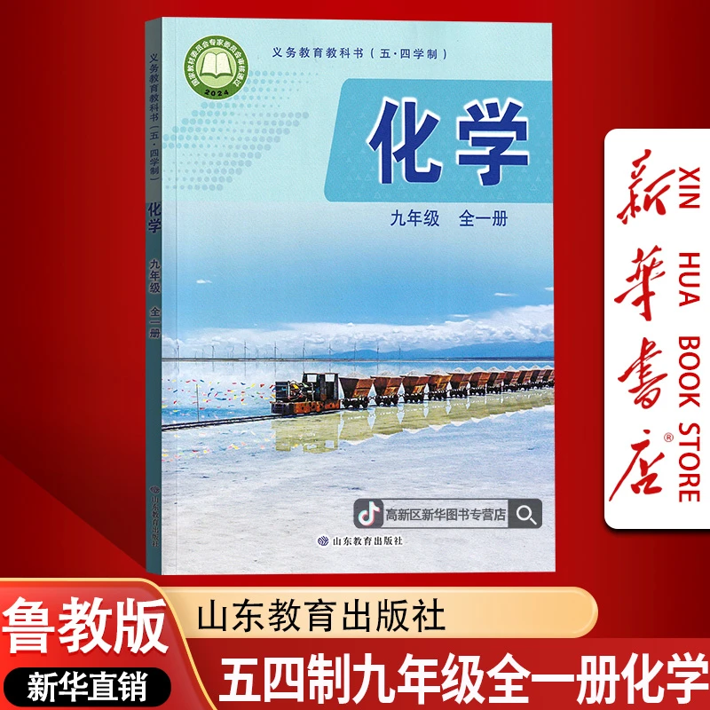 新版五四制初中9九年级全一册化学书课本教材鲁教版初四4化学54