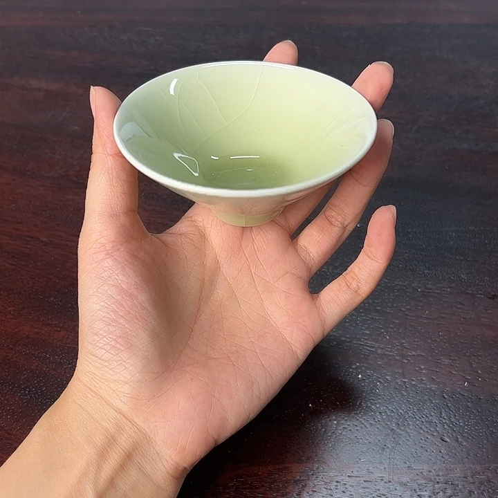 龙泉云间青瓷小米茶器