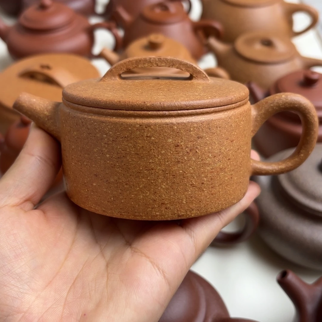 茶壶紫砂黄降坡汉瓦150cc