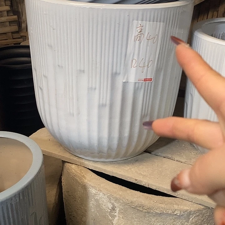 高温烧制特价一个陶瓷花盆