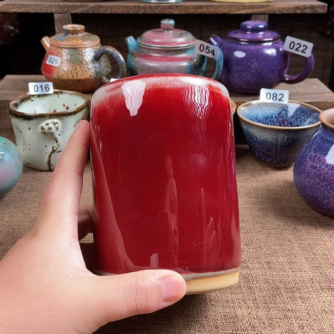 瓷片钧瓷茶壶茶具