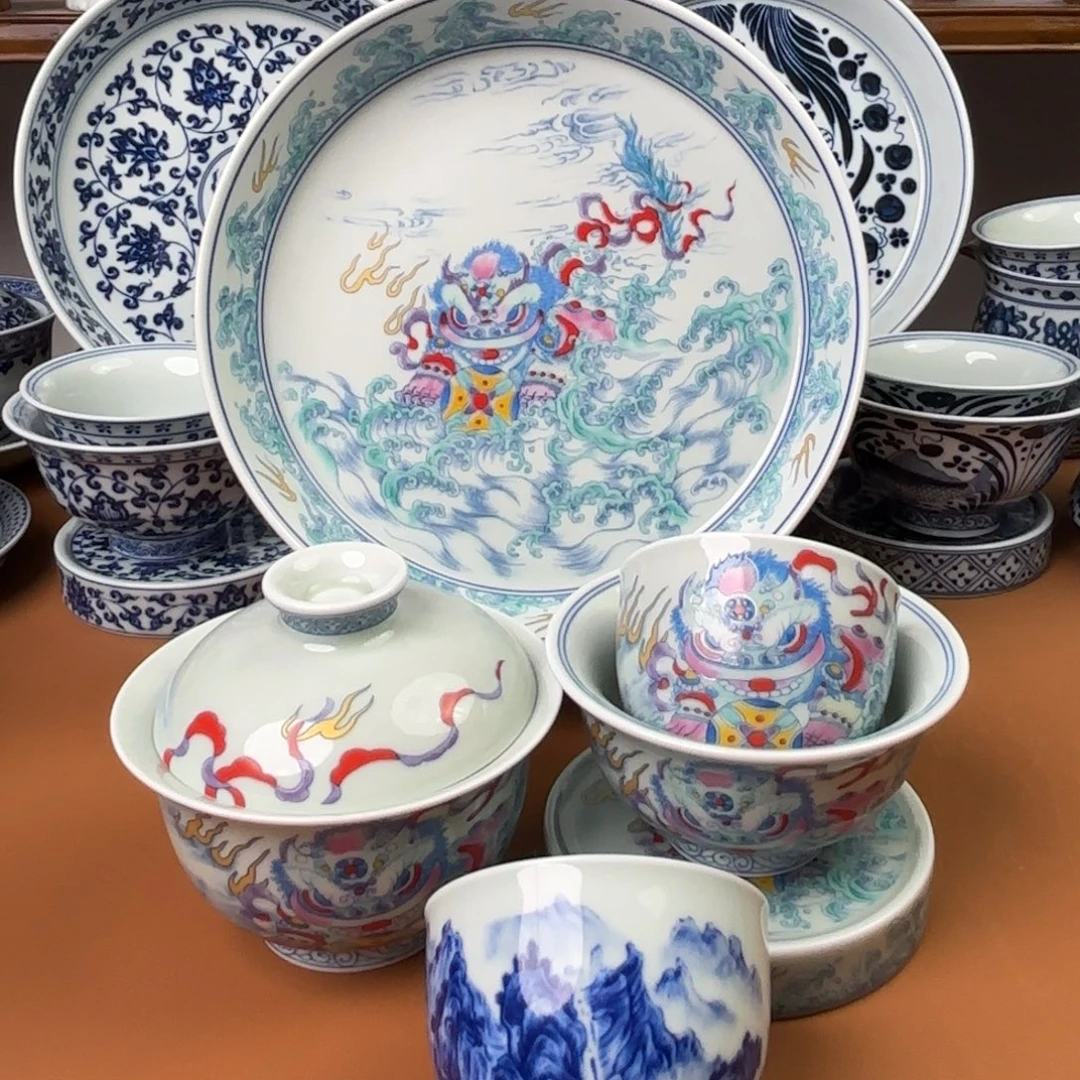 用***6景德镇陶瓷六件套