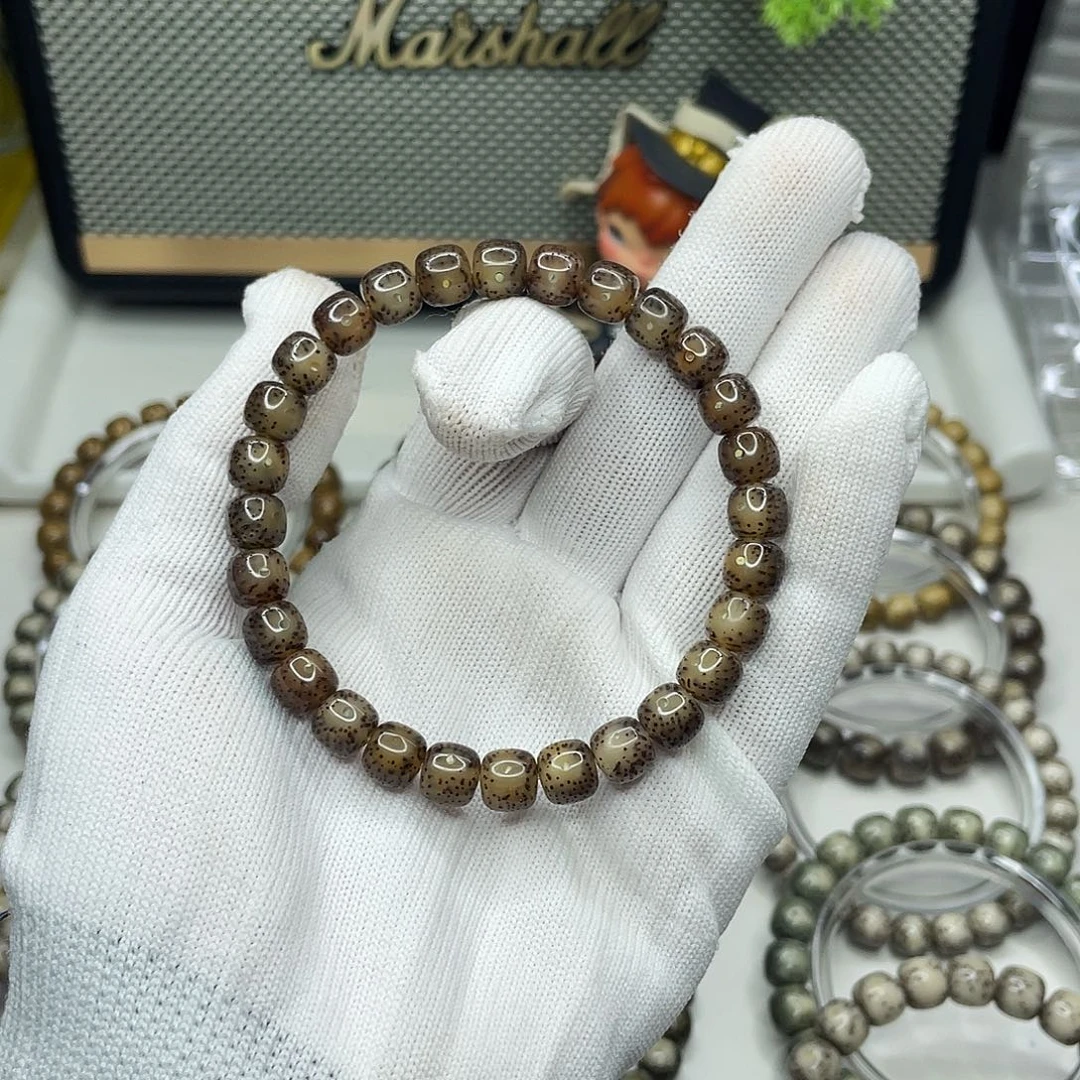 杨***生星月菩提手串8mm 全玉化冰糖大眼