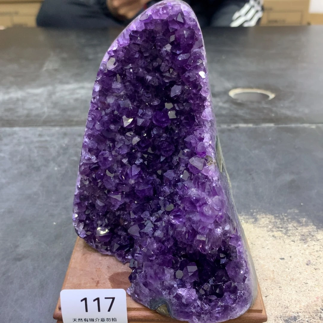 水晶摆件未镶嵌紫晶117