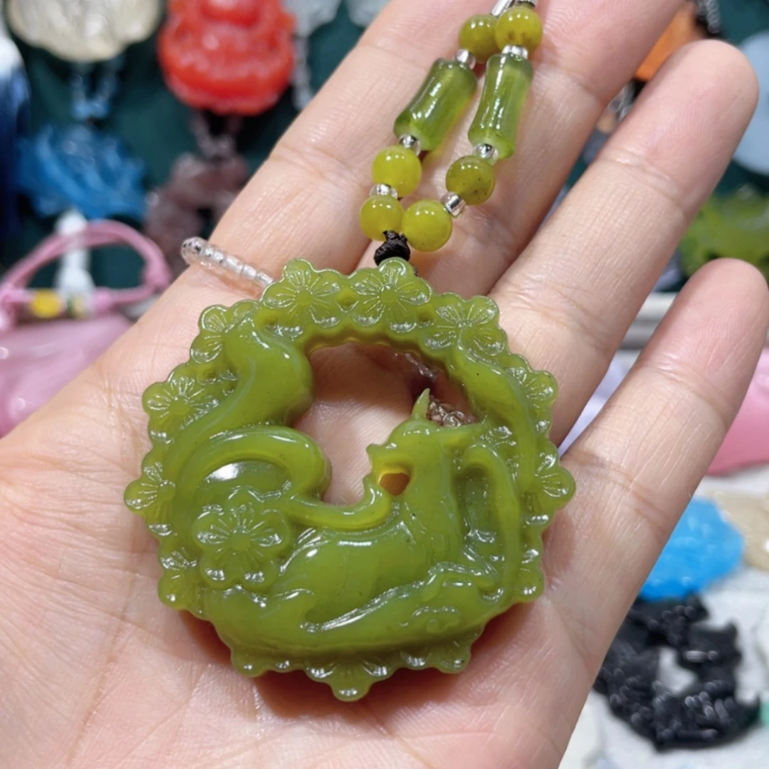 【闪购商品】未镶嵌岫玉颈饰22项链