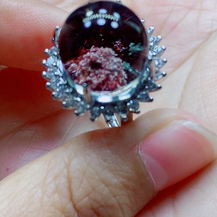 水晶戒指未镶嵌水晶