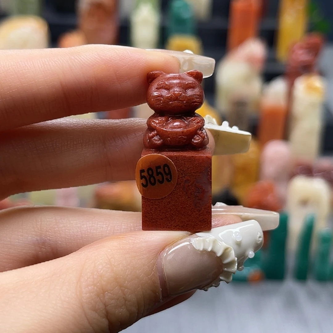 巴林石印石包邮包刻5859