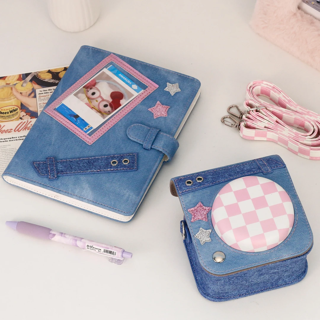 mini11/12/40/41/99/SE甜心牛仔相机包3寸128/256枚相册套餐