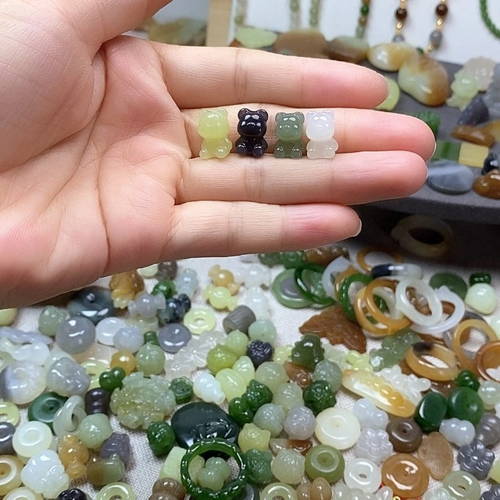 未镶嵌和田玉挂件熊98一个多样性发其一