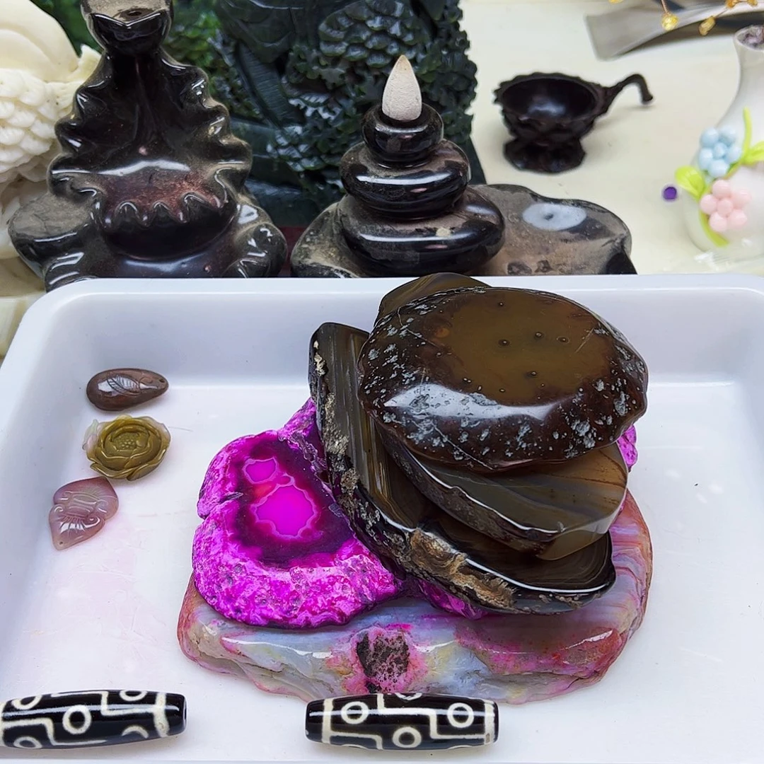 高***卧查罗石合金珠宝半成品