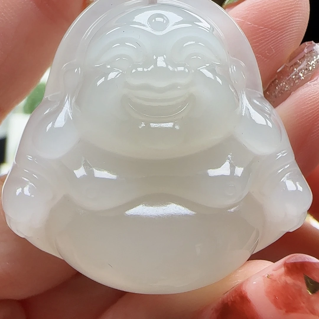 和田玉未镶嵌吊坠(赠链)