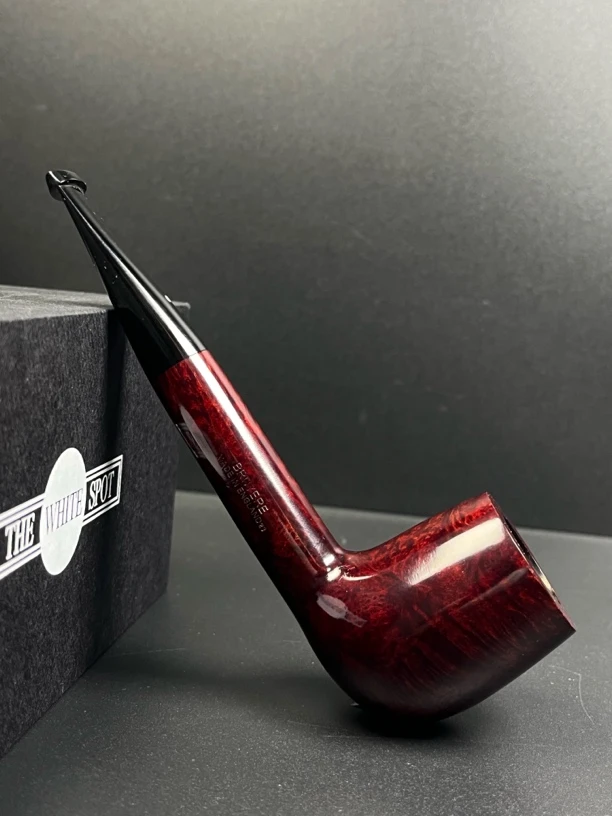 英国The White Spot 酒红色系列4110石楠木烟斗内径20斗深41